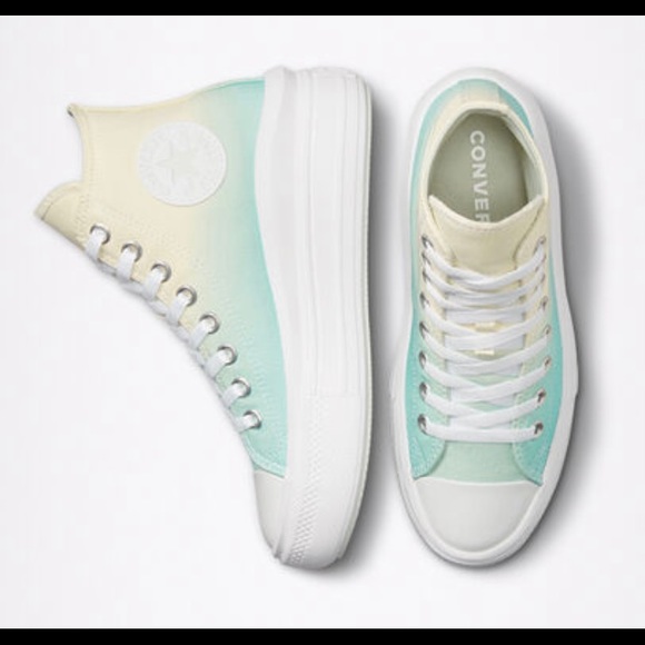 NWT Converse High Top Platform Sneakers - Picture 4 of 6